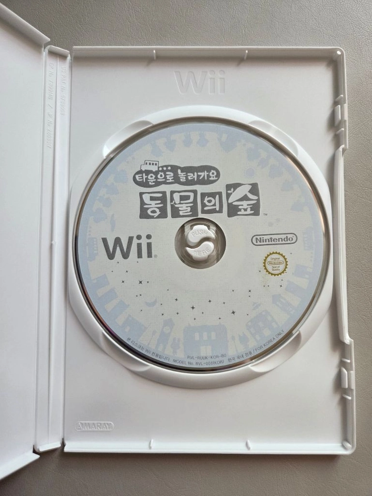 닌텐도 wii 타운으로 놀러가요 동물의숲 이미지