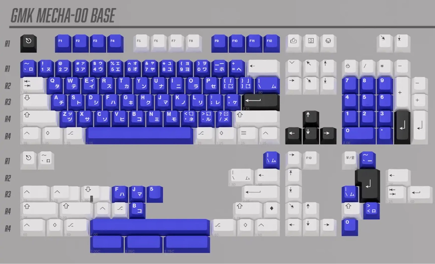 [미개봉 새상품] GMK MECHA-00 Base+Novelty 키캡 이미지