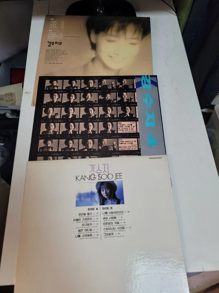 강수지 LP 엘피 1, 3, 4집 이미지