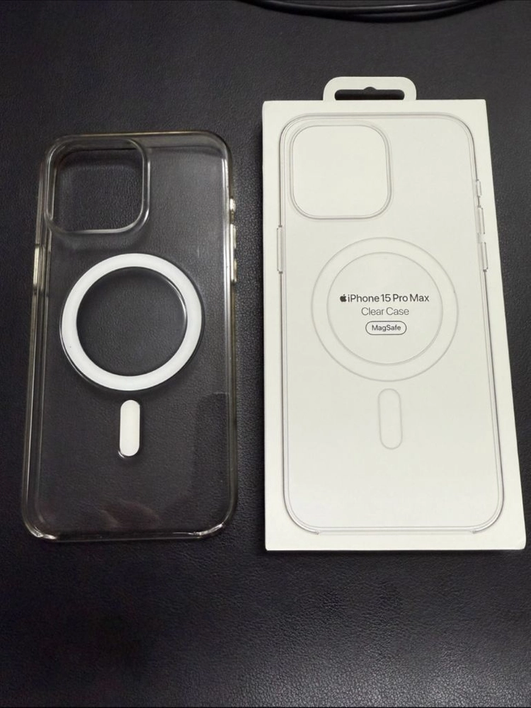 애플 MagSafe형 투명 케이스(Apple Clear Case with MagSafe), 아이폰 15 프로맥스 이미지