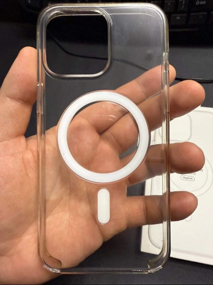 애플 MagSafe형 투명 케이스(Apple Clear Case with MagSafe), 아이폰 15 프로맥스 이미지