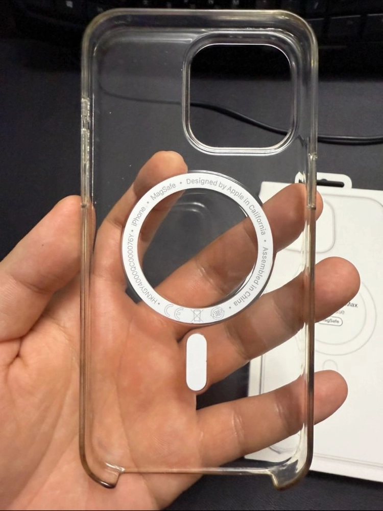 애플 MagSafe형 투명 케이스(Apple Clear Case with MagSafe), 아이폰 15 프로맥스 이미지