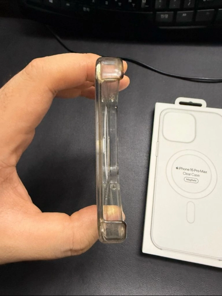 애플 MagSafe형 투명 케이스(Apple Clear Case with MagSafe), 아이폰 15 프로맥스 이미지