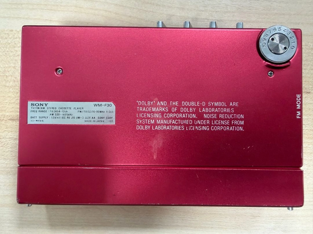 Sony WM-F30 워크맨 카세트 플레이어 이미지