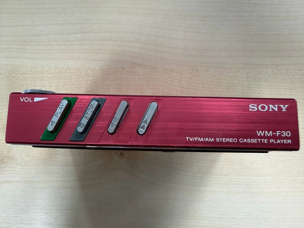Sony WM-F30 워크맨 카세트 플레이어 이미지