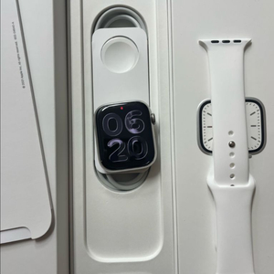 애플워치7스테인리스 45mm 실버 SS급 이미지