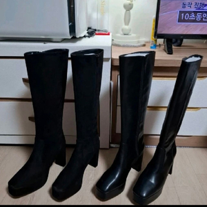 부츠 만식슈즈 가죽+스웨이드.세제품235~240 2종 이미지