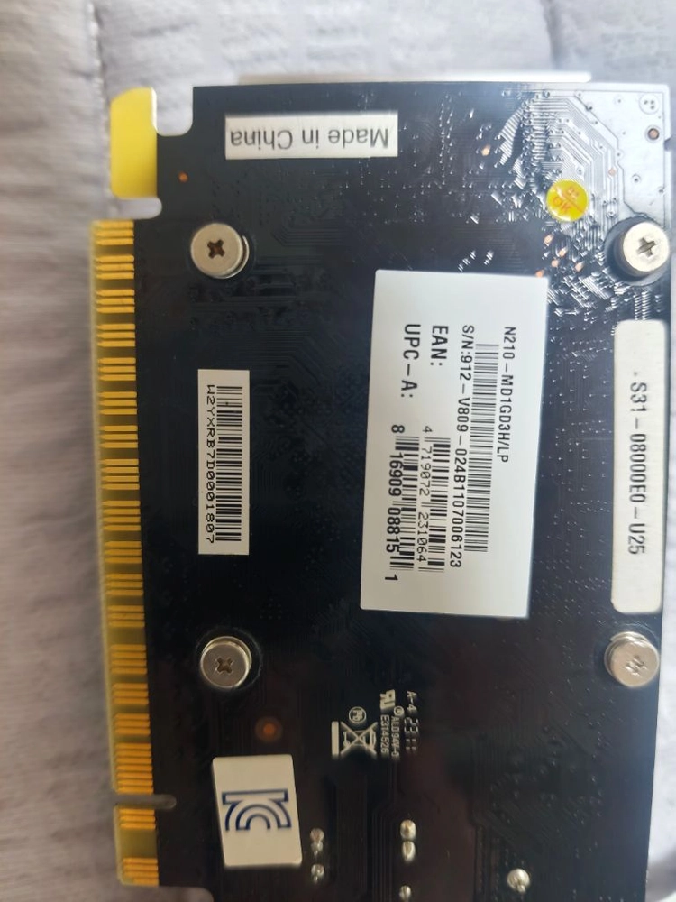 n210-md1gd3h lp형 그래픽카드 이미지