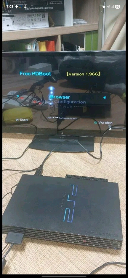 PS2 플스2 30005 본체만 SATA 어뎁터 포함 이미지