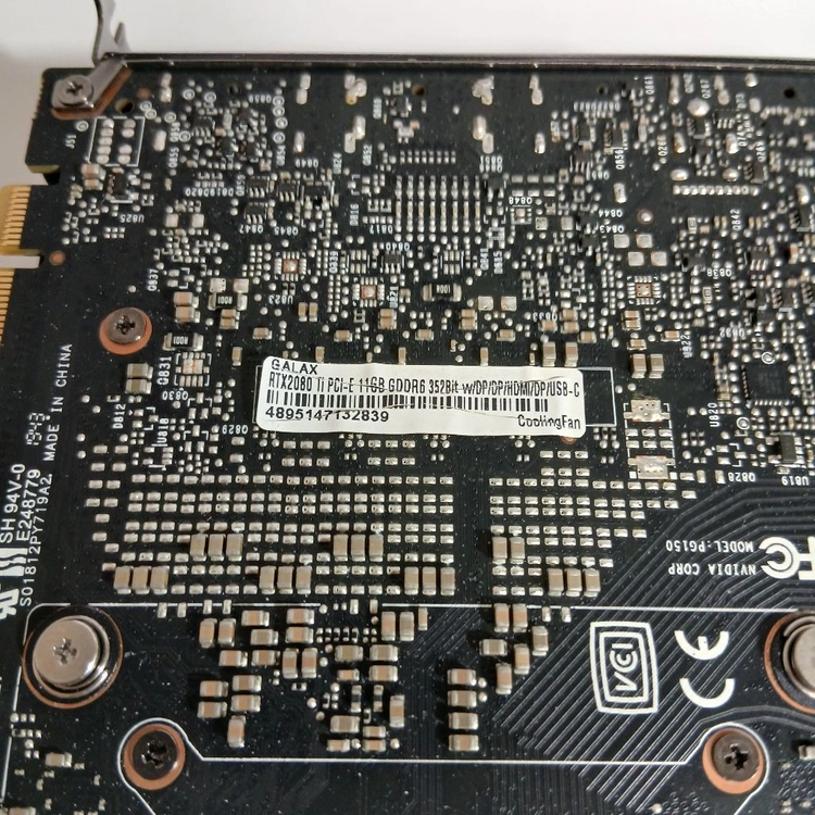 갤럭시 RTX 2080 TI 11GB 그래픽카드 이미지
