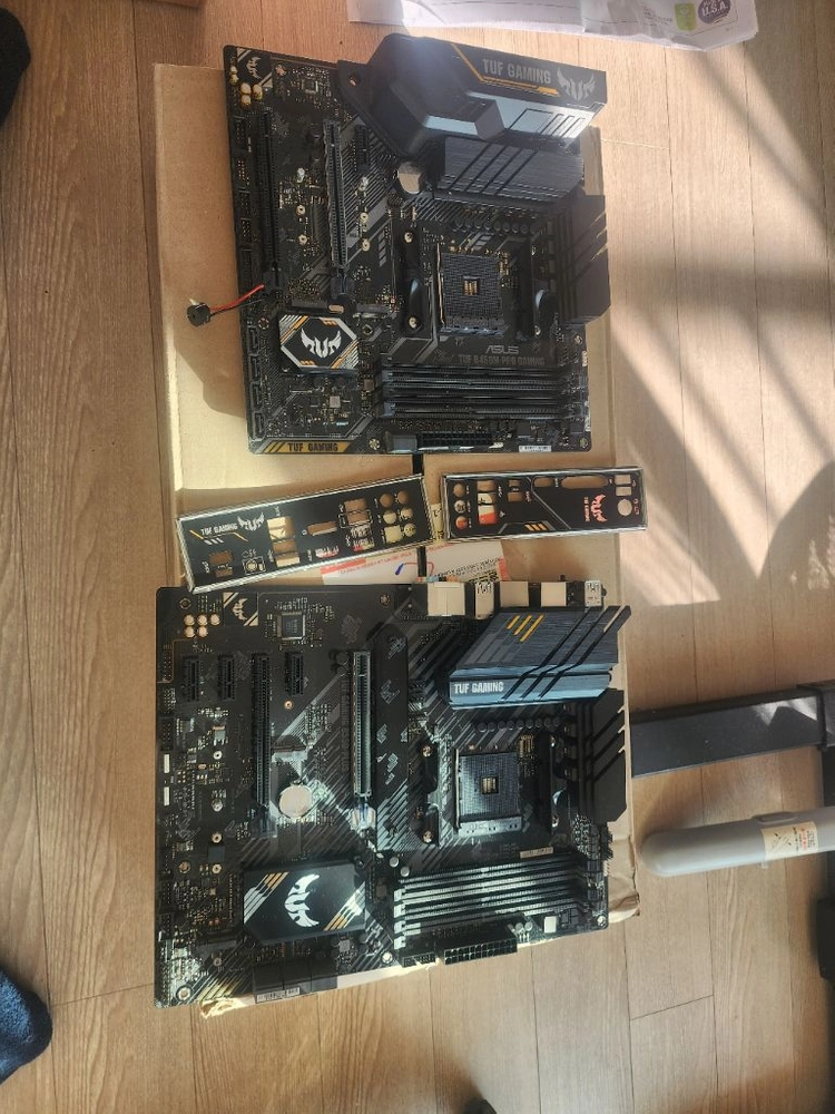 asus tuf b550 plus,시소닉 750w 파워,3열수냉쿨러 이미지