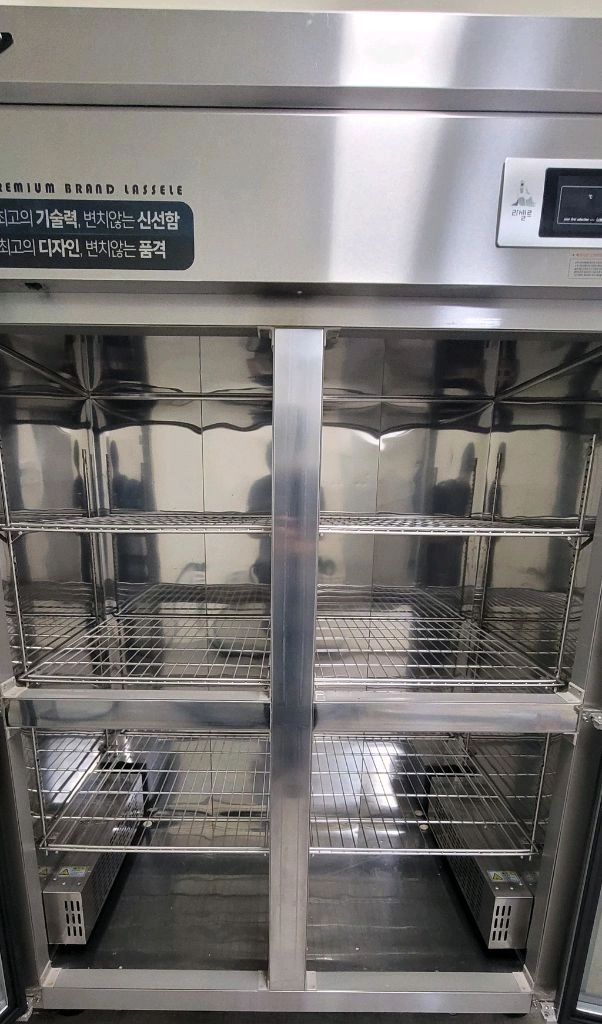 4도어 라셀르 대형 전기 온장고 1045L (LH-1043G) 보온고/핫박스 45박스 뷔페/함바/구내식당 이미지