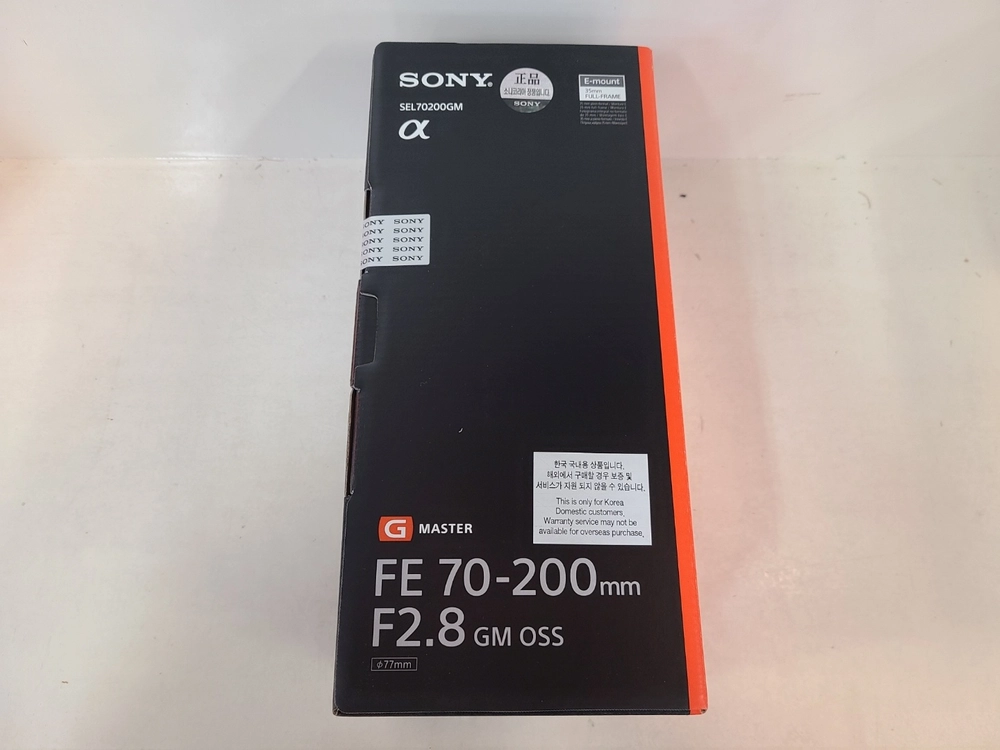 소니 70-200gm 미개봉 새제품판매합니다 sel70200gm 금령 - 안심되는 중고거래