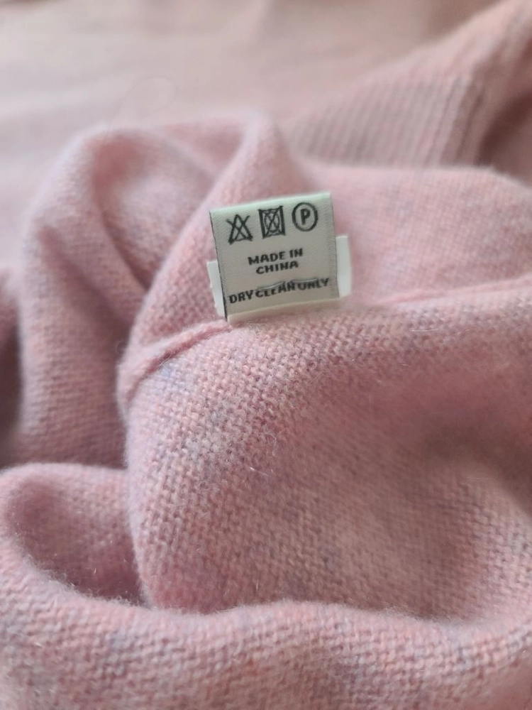 SOYOOM Cashmere Knit 소윰 캐시미어 니트 핑크 긴팔 라운드넥 / 릭오웬스 랑방 더바넷 더캐시미어 이미지