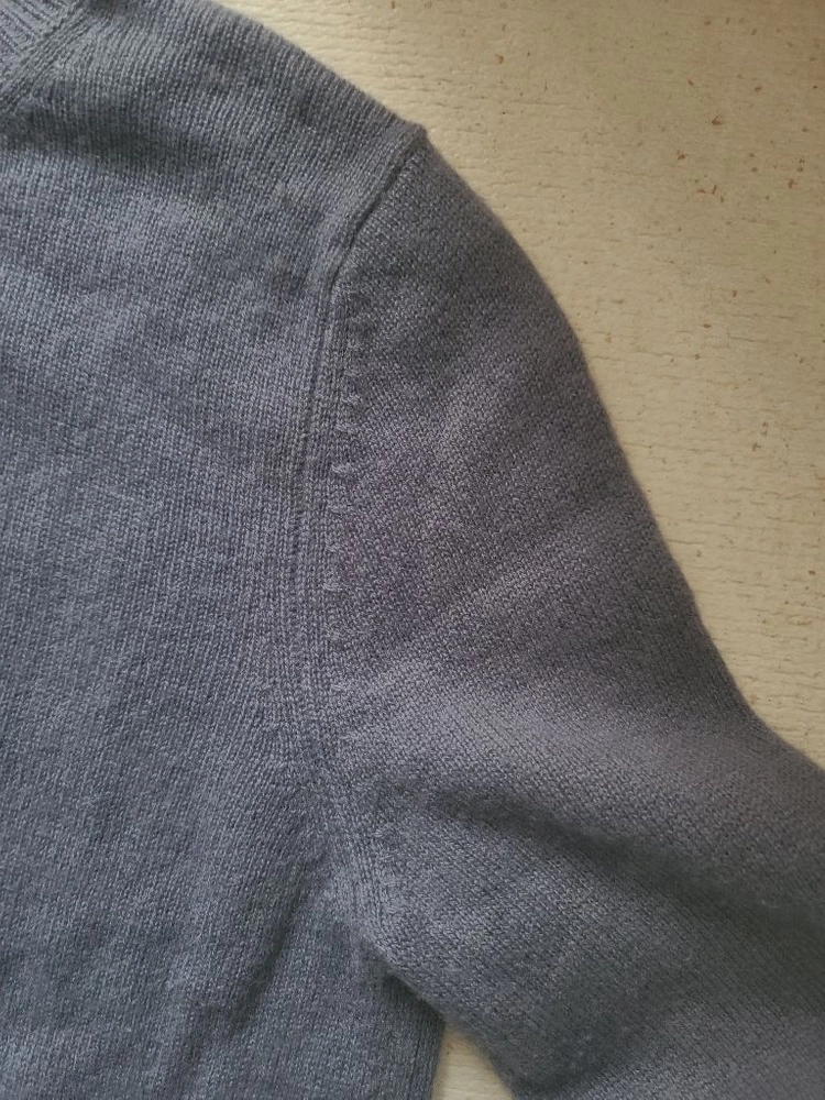 SOYOOM Cashmere Knit 소윰 캐시미어 블루 긴팔 라운드넥 니트 / 릭오웬스 랑방 폴로 더캐시미어 더바 이미지
