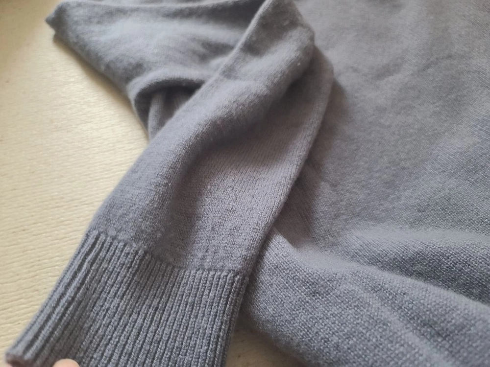 SOYOOM Cashmere Knit 소윰 캐시미어 블루 긴팔 라운드넥 니트 / 릭오웬스 랑방 폴로 더캐시미어 더바 이미지
