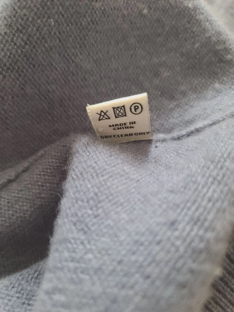 SOYOOM Cashmere Knit 소윰 캐시미어 블루 긴팔 라운드넥 니트 / 릭오웬스 랑방 폴로 더캐시미어 더바 이미지