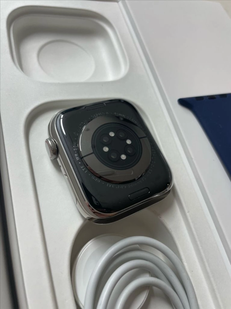 애플워치8스테인리스 45mm 실버 SSS급 이미지