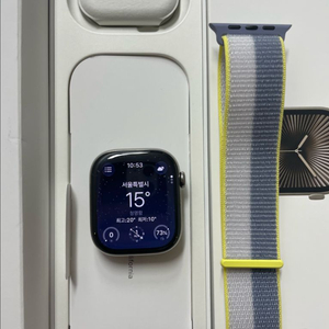 애플워치10티타늄 46mm 내추럴 SSS급 이미지
