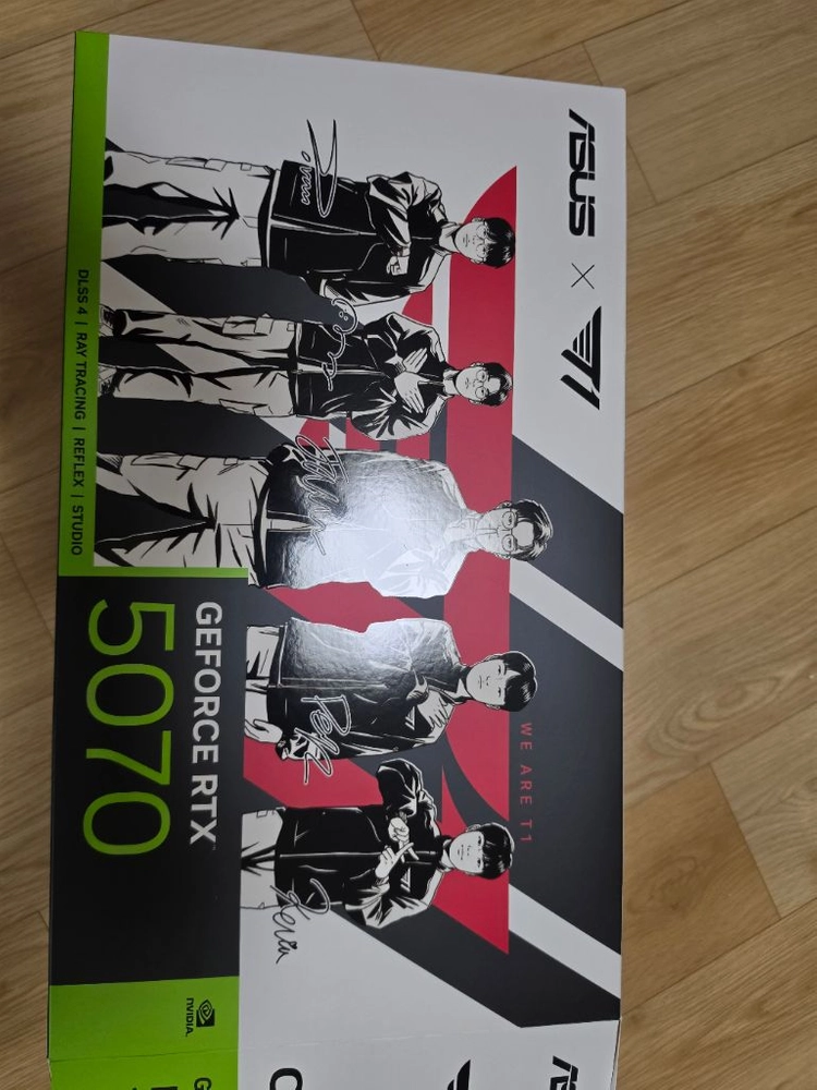 ASUS 지포스 RTX 5070 T1 한정판 팝니다 (1회장착후보관증) - 안심되는 중고거래