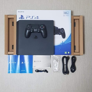 ps4 슬림 블랙 풀구성 대구 이미지