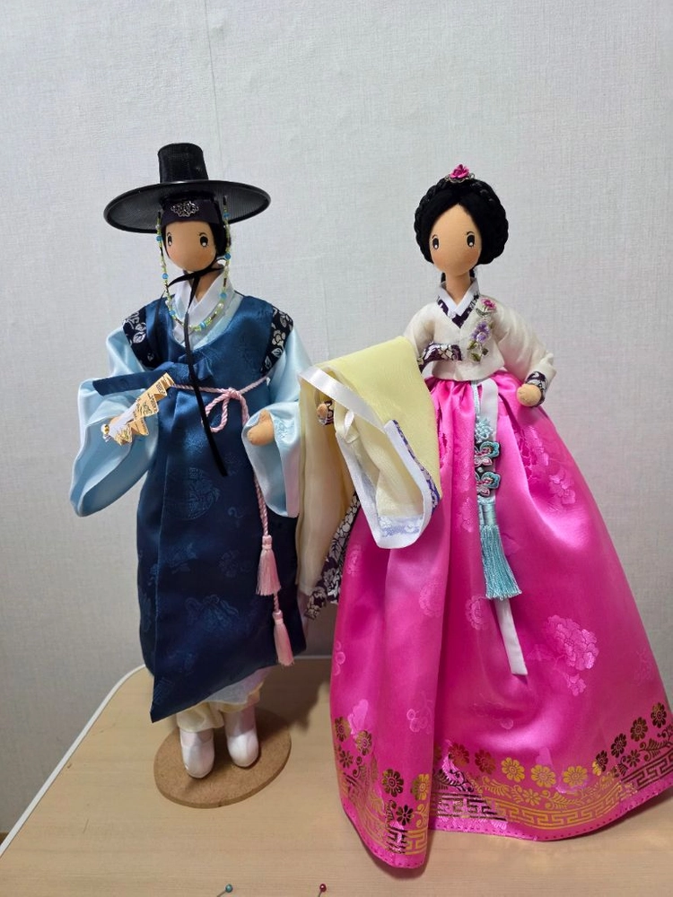 수제 한복인형 이미지