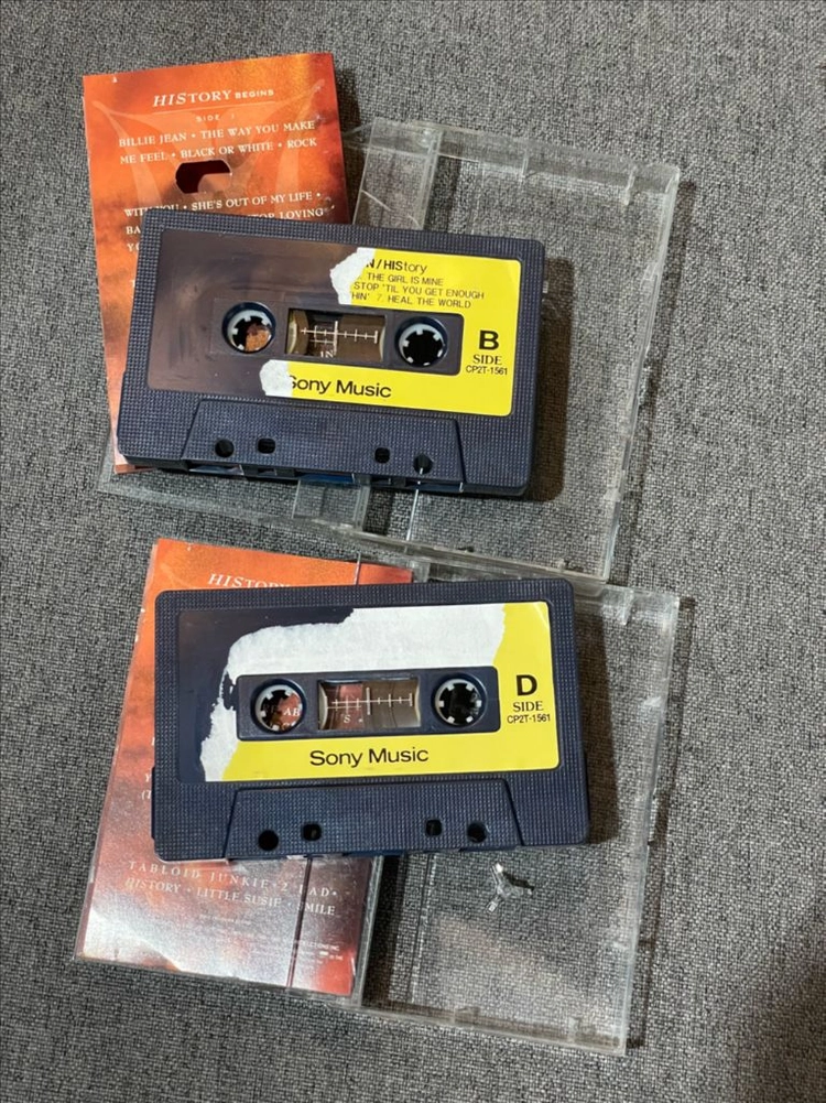 마이클 잭슨 HISTORY 2tape 세트 카세트테이프 이미지