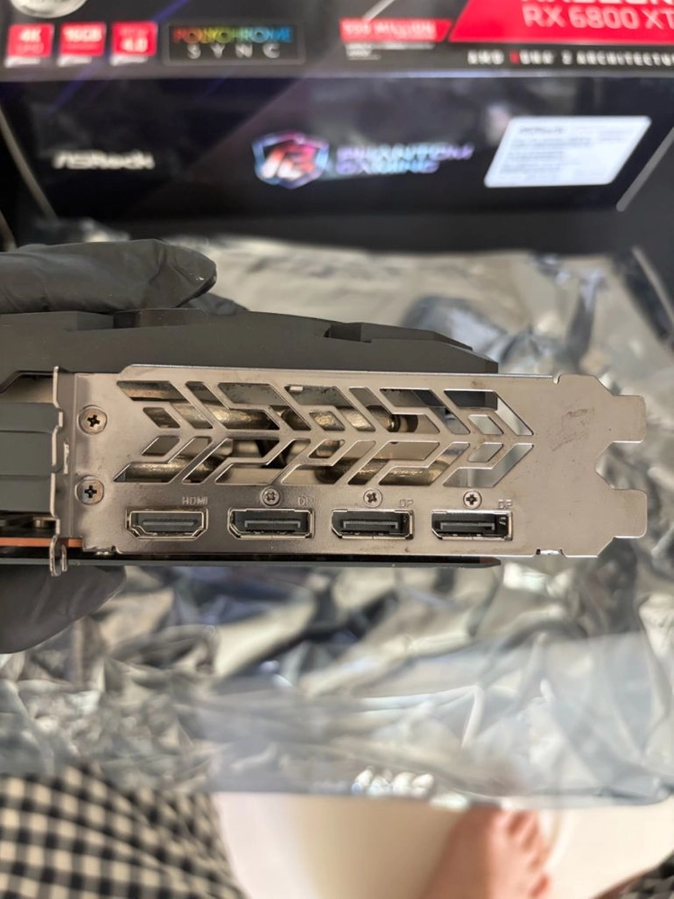 AMD 라데온 RX 6800 XT (애즈락 팬텀게이밍) 이미지