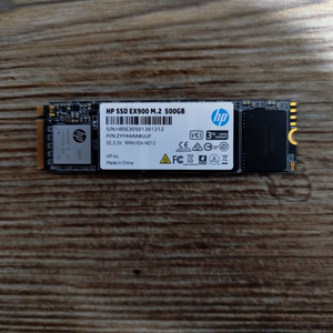 HP EX900 M.2 500GB NVMe SSD입니다. 사용시간: 4242 전주시 이미지