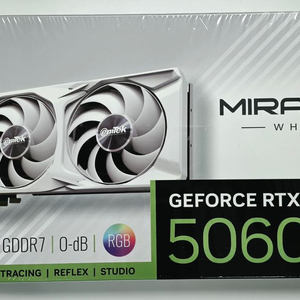 이엠텍 5060ti 16gb 3팬 화이트 5060Ti 이미지