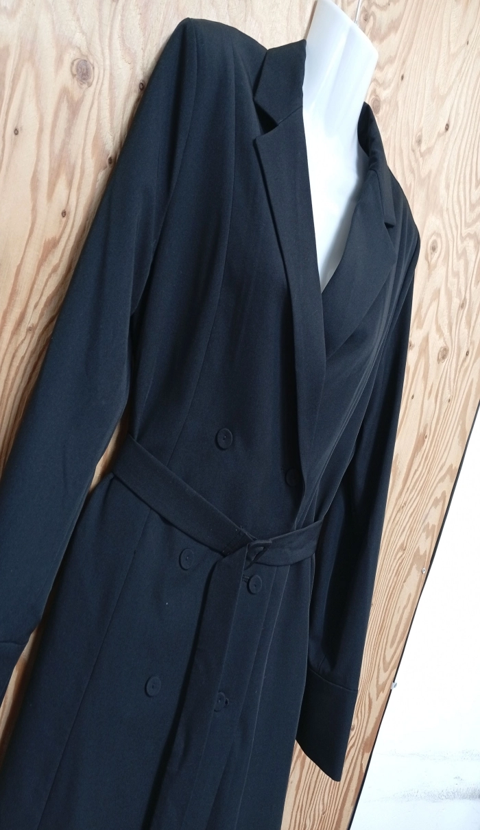 제이슨우 JASON WU 블랙 롱 트렌치코트 이미지