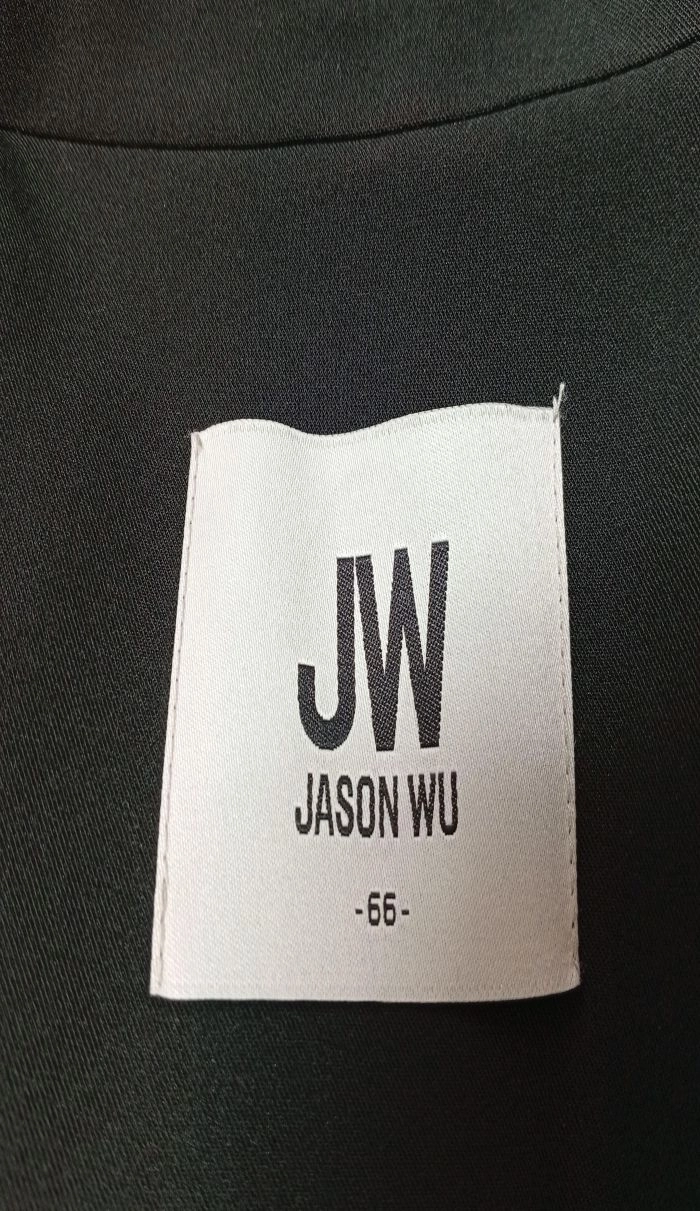 제이슨우 JASON WU 블랙 롱 트렌치코트 이미지