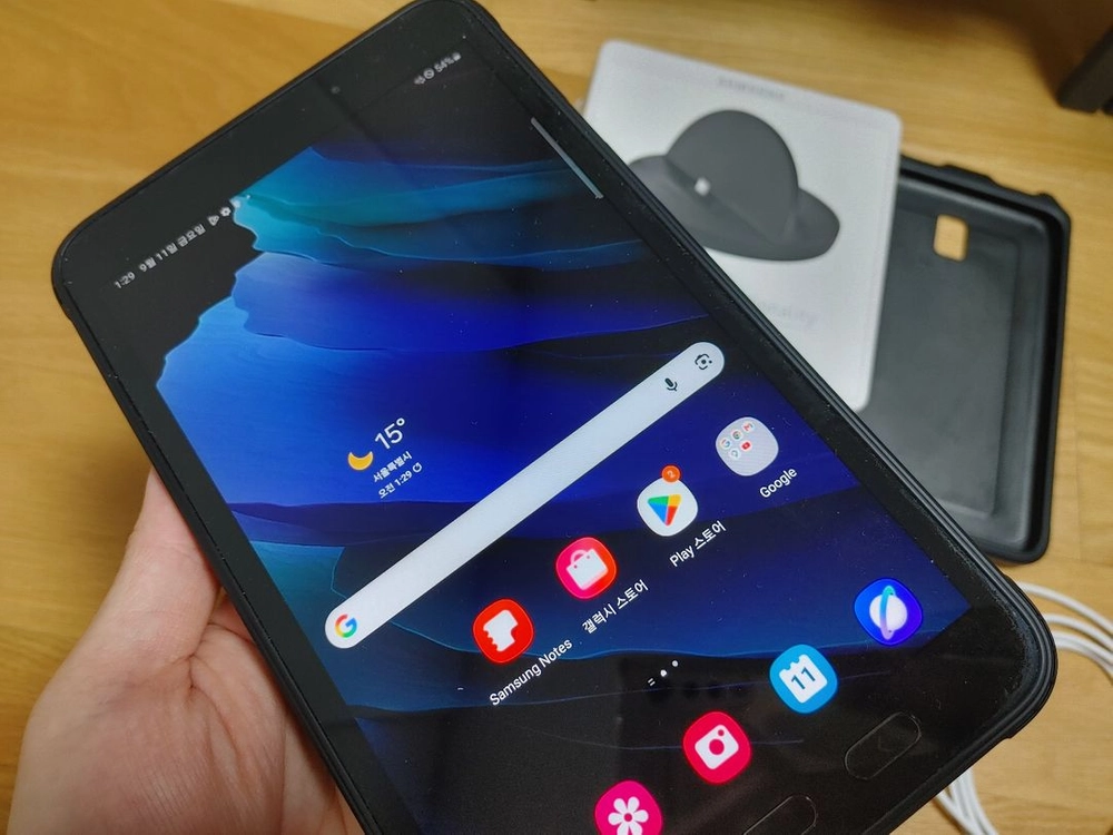 삼성 갤럭시탭 액티브 3 WiFi+LTE 64G- 러기드 탭 일괄 이미지