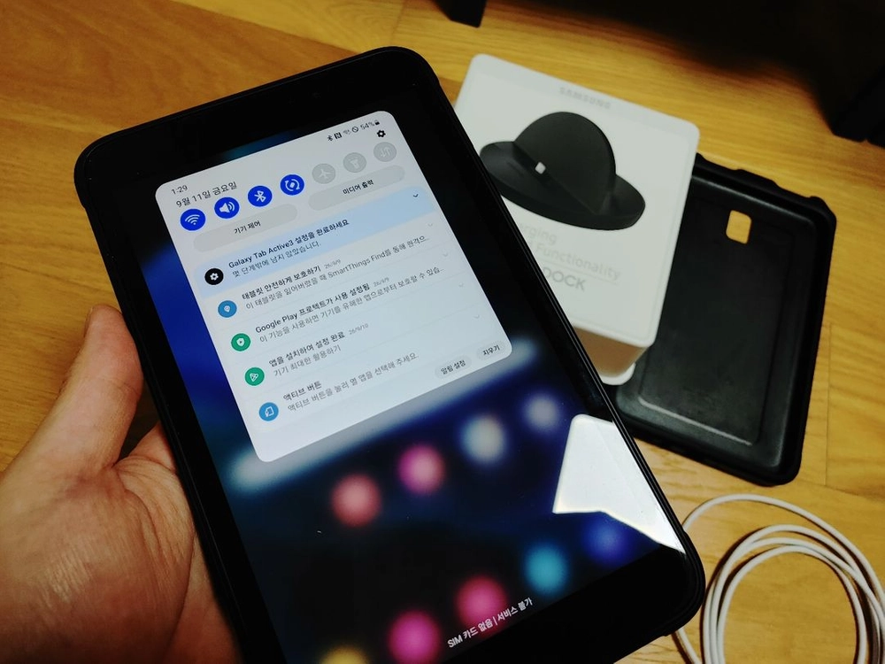 삼성 갤럭시탭 액티브 3 WiFi+LTE 64G- 러기드 탭 일괄 이미지