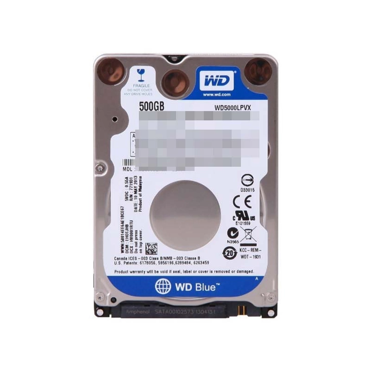 WD Blue 2.5인치 HDD 500GB SATA 이미지