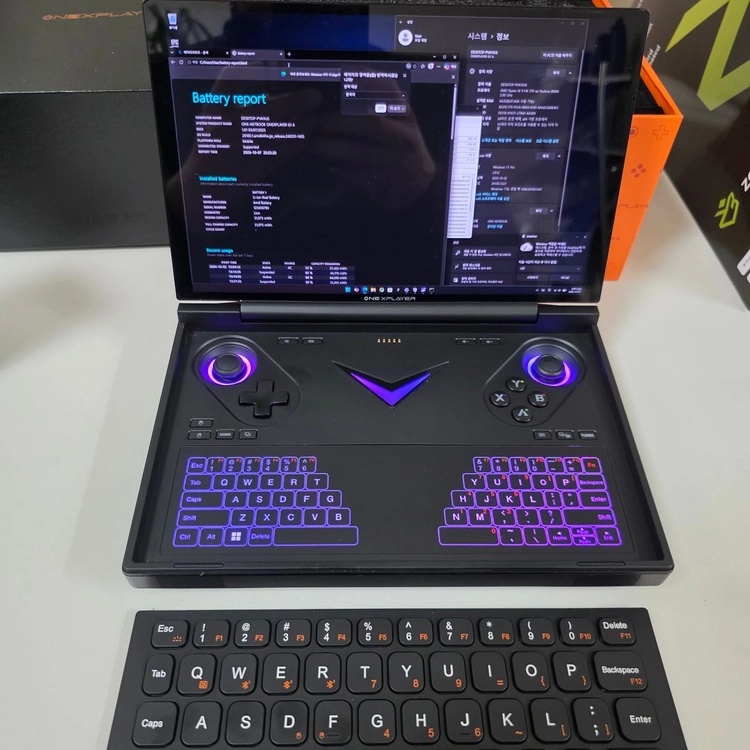 원엑스플레이어 onexplayer g1 hx370 / 64gb / 4tb (총 사용시간 57시간) 이미지