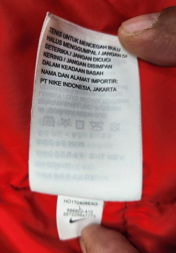 정품 L 105] 나이키 파리생제르맹 NSW 다운 후드패딩 아디다스 퓨마 아식스 코오롱 K2 요넥스 노스페이스 축구 이미지