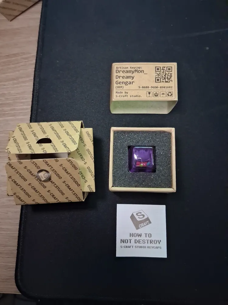 S-craft 드리미 포켓몬 키캡 / 아티산 키캡 3종 세트 이미지