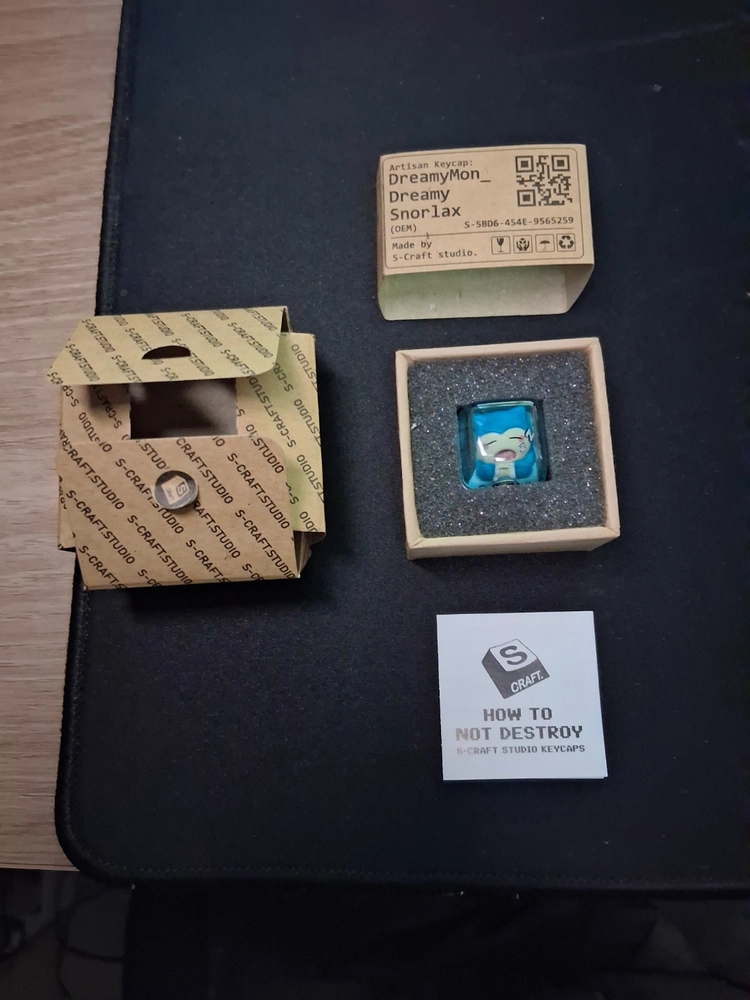 S-craft 드리미 포켓몬 키캡 / 아티산 키캡 3종 세트 이미지