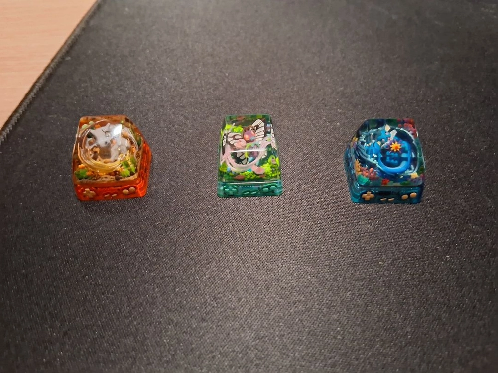 S-craft BATCH 13 포켓몬 키캡 / 아티산 키캡 3종 세트 이미지