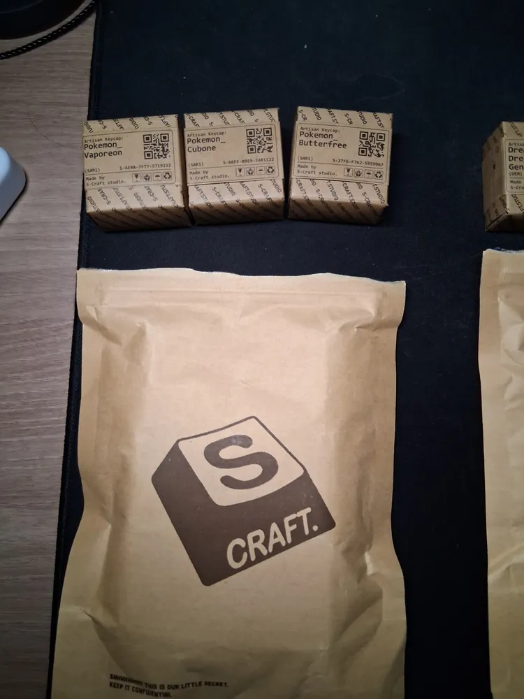 S-craft BATCH 13 포켓몬 키캡 / 아티산 키캡 3종 세트 이미지