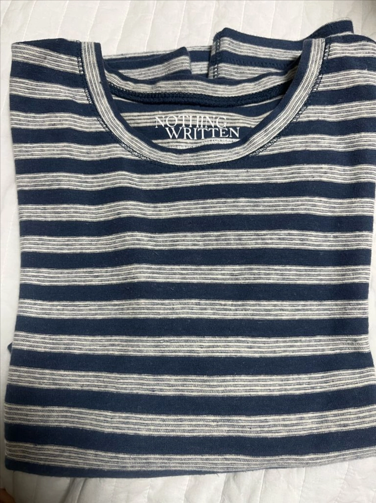 낫띵리튼 marine stripe tee 이미지
