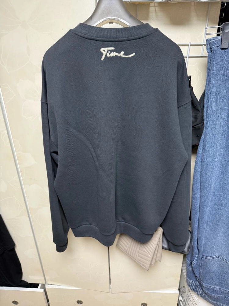 타임옴므 26ss 체인 스티치 크루넥 스웻셔츠 이미지