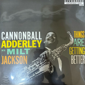 [재즈 LP] Cannonball Adderley with Milt Jackson - Things Are Getti 이미지