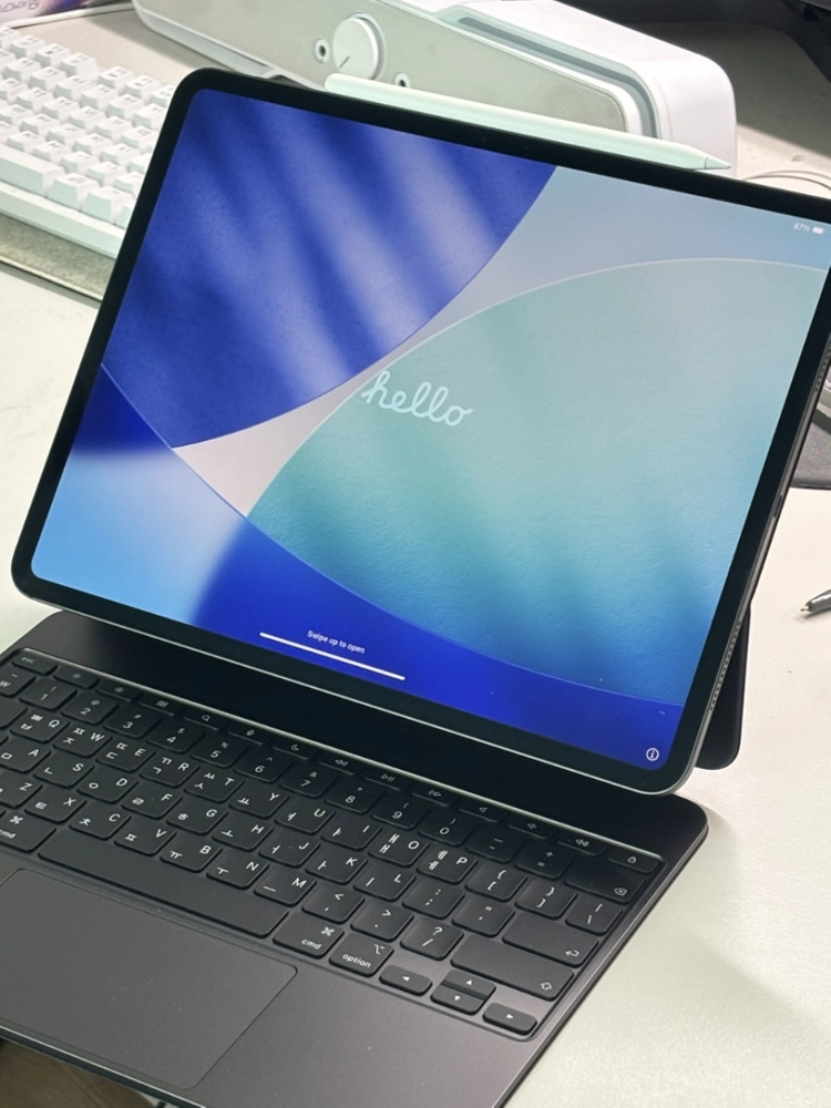 아이패드 프로 13 M5 WiFi 256 실버 풀세트팝니다 (애케플 O) - 안심되는 중고거래