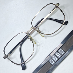 CARINO 2823 안경테 안경 54mm 스퀘어 실버 일본 빈티지 레트로 클래식 Y2K 아메카지 패션 수입 스트릿 이미지