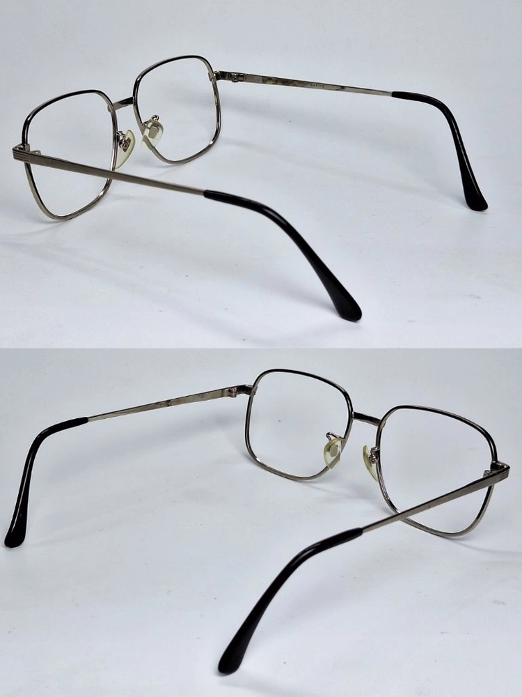 CARINO 2823 안경테 안경 54mm 스퀘어 실버 일본 빈티지 레트로 클래식 Y2K 아메카지 패션 수입 스트릿 이미지