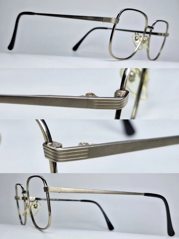 CARINO 2823 안경테 안경 54mm 스퀘어 실버 일본 빈티지 레트로 클래식 Y2K 아메카지 패션 수입 스트릿 이미지