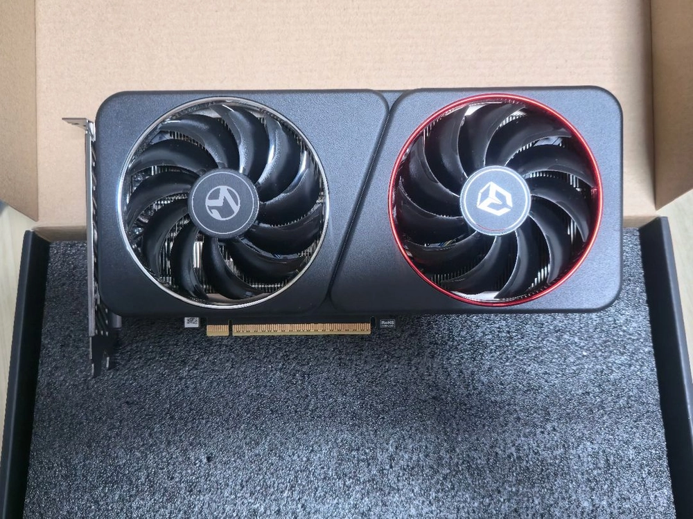 maxsun intel arc b580 milestone 12g gpu 이미지