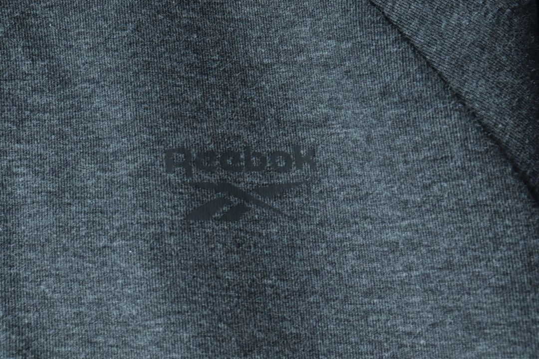 (L-XL) 리복 후드집업 빅로고 그레이 올드스쿨 이미지